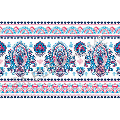 Stampa Trasferibile “PAISLEY-HENNE' POP” 28×40 cm