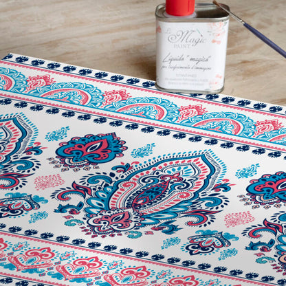 Stampa Trasferibile “PAISLEY-HENNE' POP” 28×40 cm