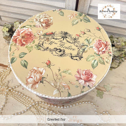 Redesign Decor Transfers “Gentle Symphony” 3 fogli 21,5x28 cm