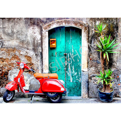 Stampa Trasferibile "SICILY TIME, ITALY" 28x40 cm