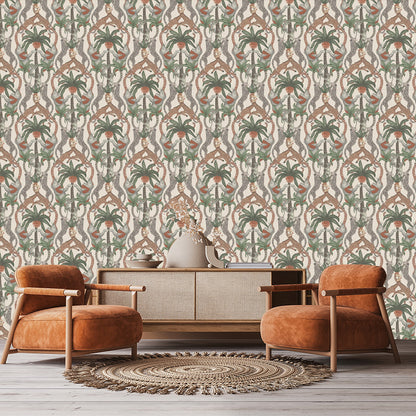 Carta da Parati "SAFARI TOTEM BIANCO" Jabula-Ardmore | COLE & SON