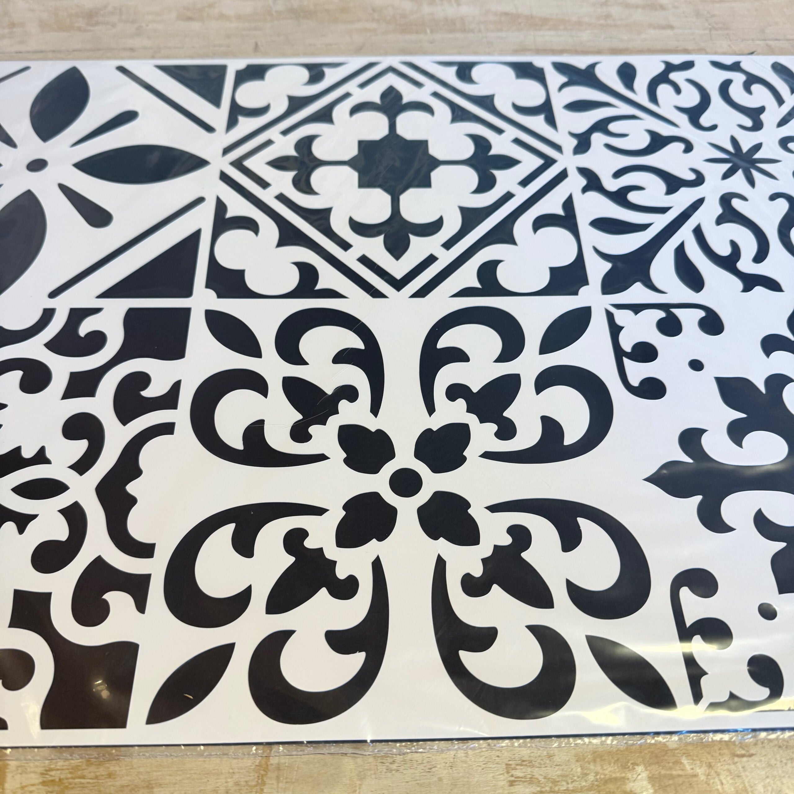 Stencil “Mattonelle”, Magic Paint, riutilizzabile, 56,2x37,5cm