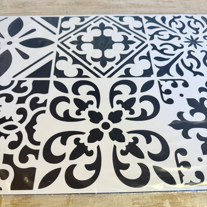 Stencil “Mattonelle”, Magic Paint, riutilizzabile, 56,2x37,5cm