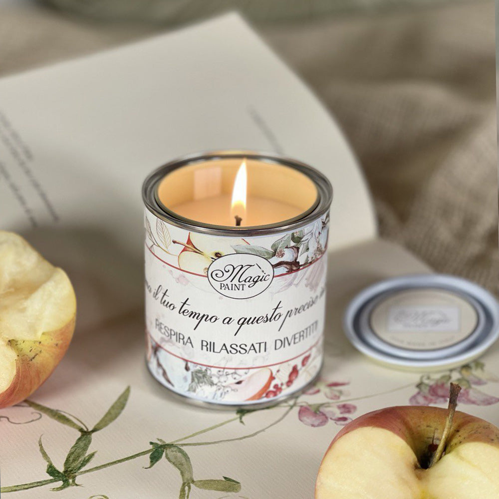"Candela profumo caldo ed avvolgente" Magic Paint