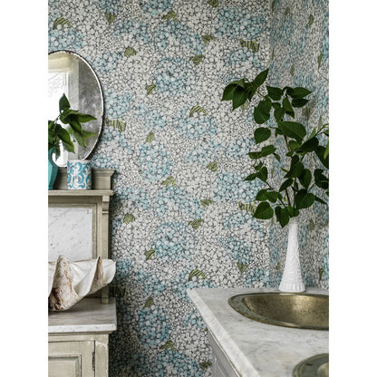 Carta da Parati "ORTENSIE AZZURRE" Fornasetti | COLE & SON