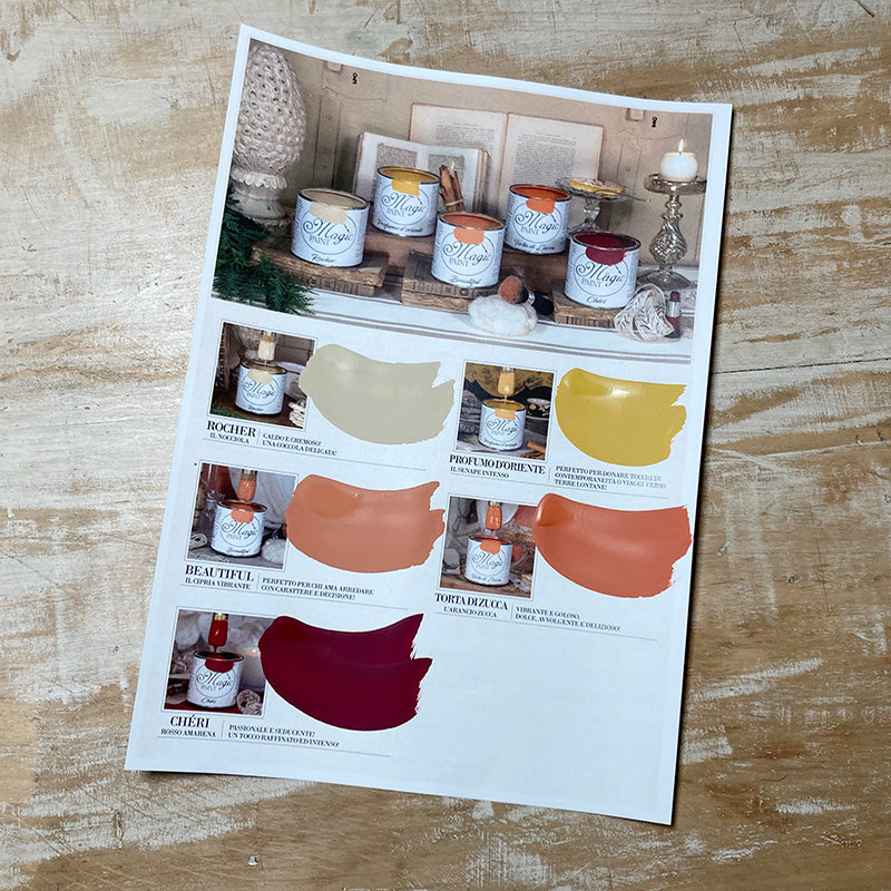 Pagina aggiuntiva cartella colori Magic Paint