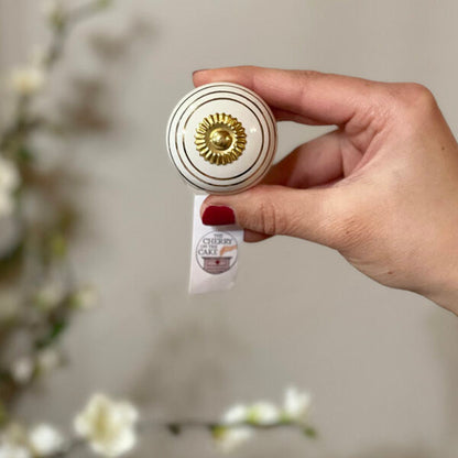 Pomello in ceramica “Armony Gold”