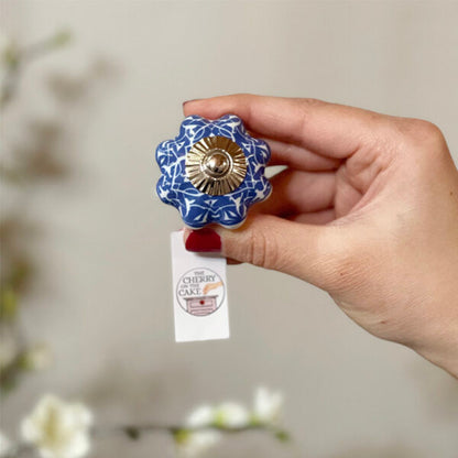 Pomello in ceramica “Liberty Cobalto”