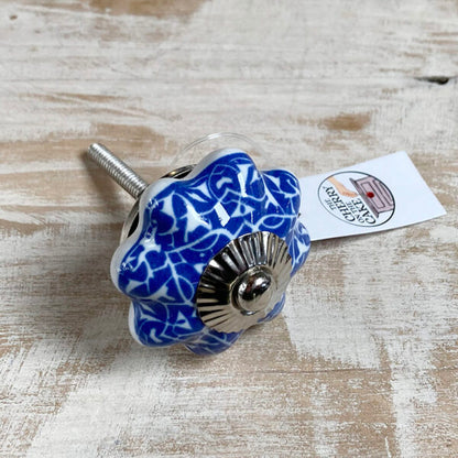 Pomello in ceramica “Liberty Cobalto”