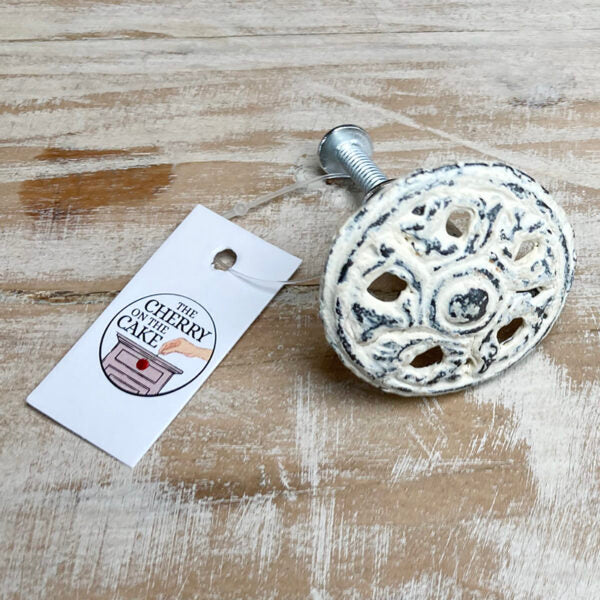 Pomello in ferro “Vintage Circle”