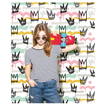 Tapete „Pop Crown“ nach Meter oder als Rolle