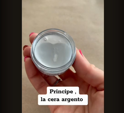 Cera metálica sólida "Il Principe", plata