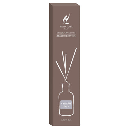 Profumatore "Orchidea Nera" Diffusore a bastoncino, Hypno Casa, 500 ml