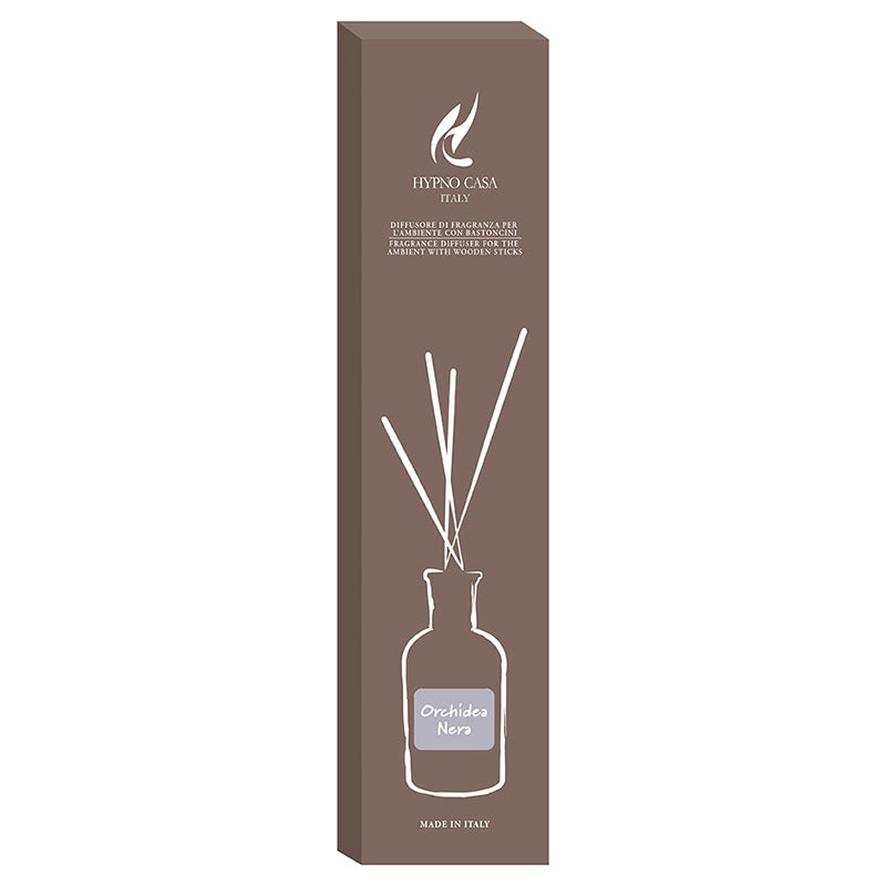 Profumatore "Orchidea Nera" Diffusore a bastoncino, Hypno Casa, 500 ml