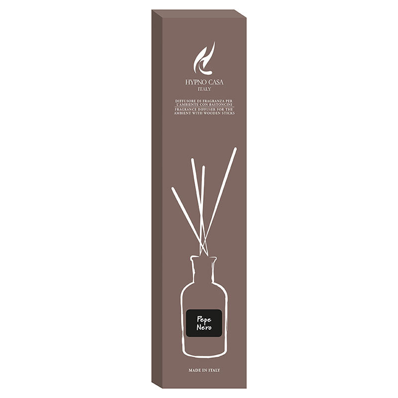 Profumatore "Pepe Nero" Diffusore a bastoncino, Hypno Casa, 500 ml