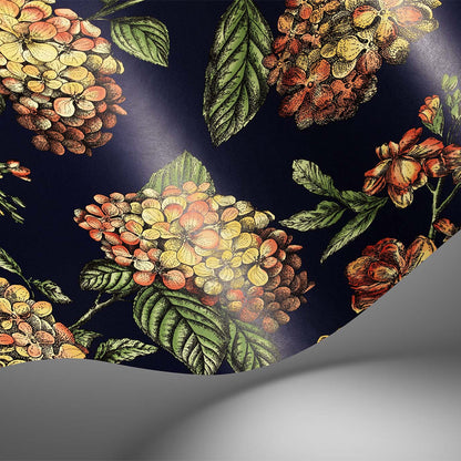 Carta da Parati "RAMO DI ORTENSIA BLU" Fornasetti | COLE & SON