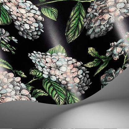 Carta da Parati "RAMO DI ORTENSIA NERO" Fornasetti | COLE & SON