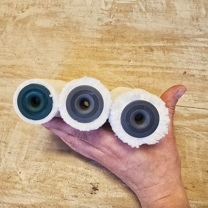 Ricarica Rullo Grande "Ce l'ho Medio" In Microfibra Bianca 9mm