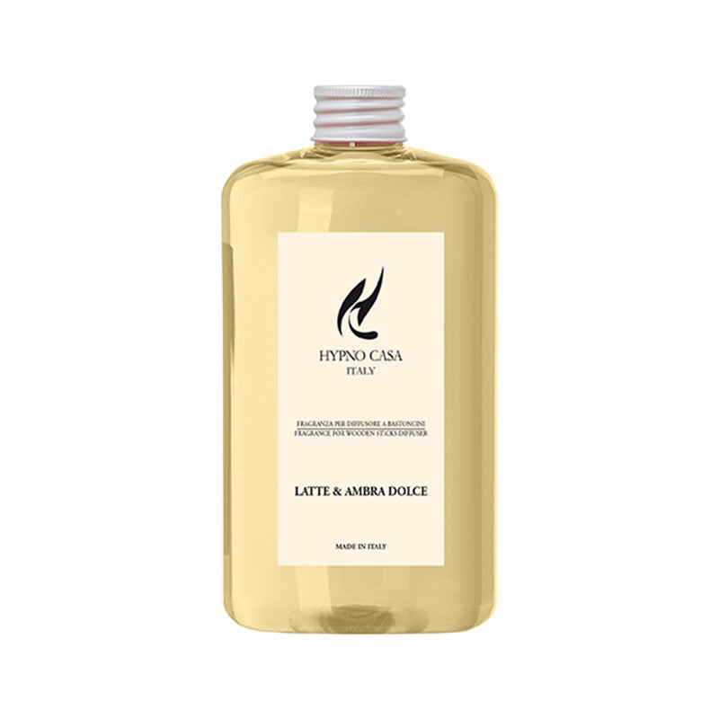 Ricarica Profumatore "Latte e Ambra Dolce", Hypno Casa, 500 ml