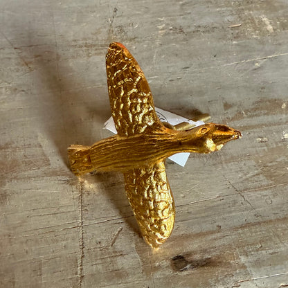 Pomello in Ferro "Rondine dorata"