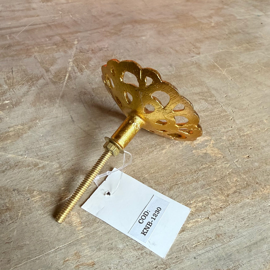 Pomello in Ferro "Rosone dorato"