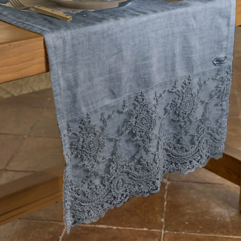 Runner - Intarsio Corinzio - Cemento - Chez Moi - 50x160 cm