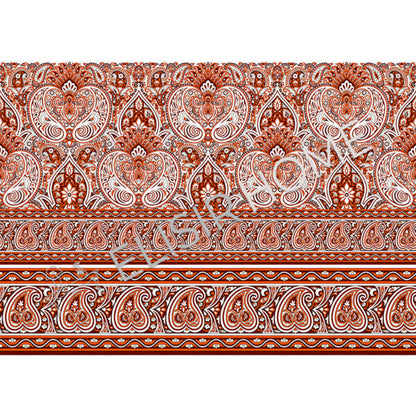 Stampa Trasferibile “PAISLEY-SAPORE D'ORIENTE” 28×40 cm