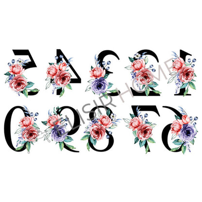 Stampa Trasferibile “SCRIPT, NUMBER” 28×40 cm