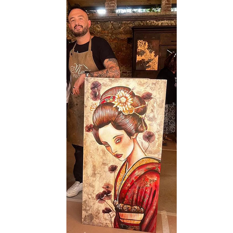 Scrivania “Papaveri Rossi" I Restyling di Alex Fritlex per l'evento Re-Design