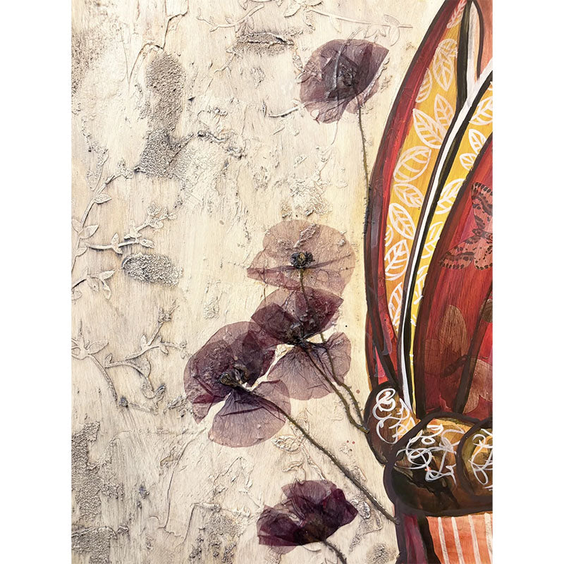 Scrivania “Papaveri Rossi" I Restyling di Alex Fritlex per l'evento Re-Design