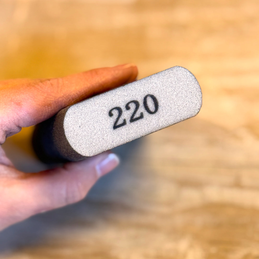 Spugna Abrasiva arrotondata per Legno - Grana fine 220