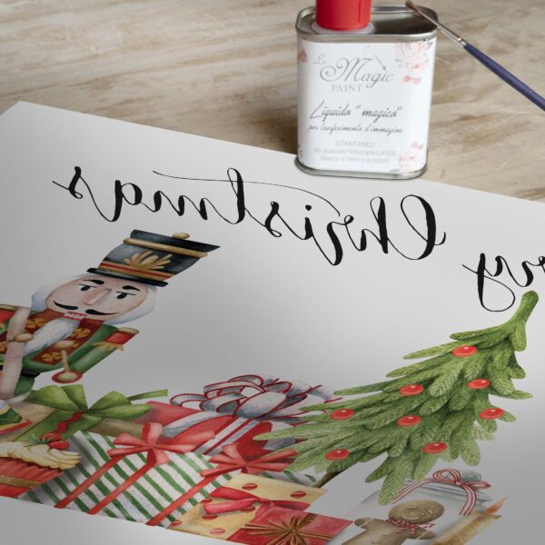 Stampa Trasferibile "NATALE, Dolci Schiaccianoci" 28x40 cm