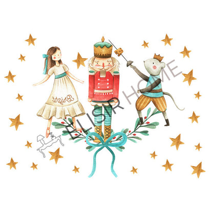 Stampa Trasferibile "NATALE, Natale Stellato" 28x40 cm