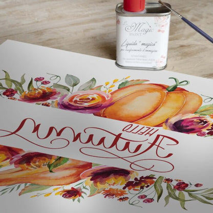 Stampa Trasferibile “AUTUNNO, PURPLE AUTUMN” 28×40 cm