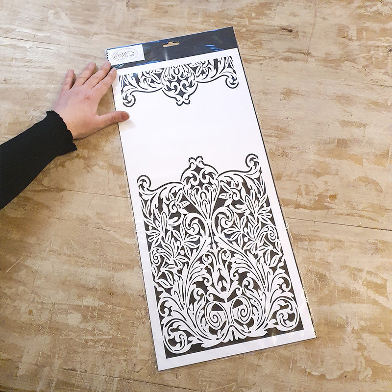 Stencil "Sheffield" Magic Paint, riutilizzabile 25x55 cm