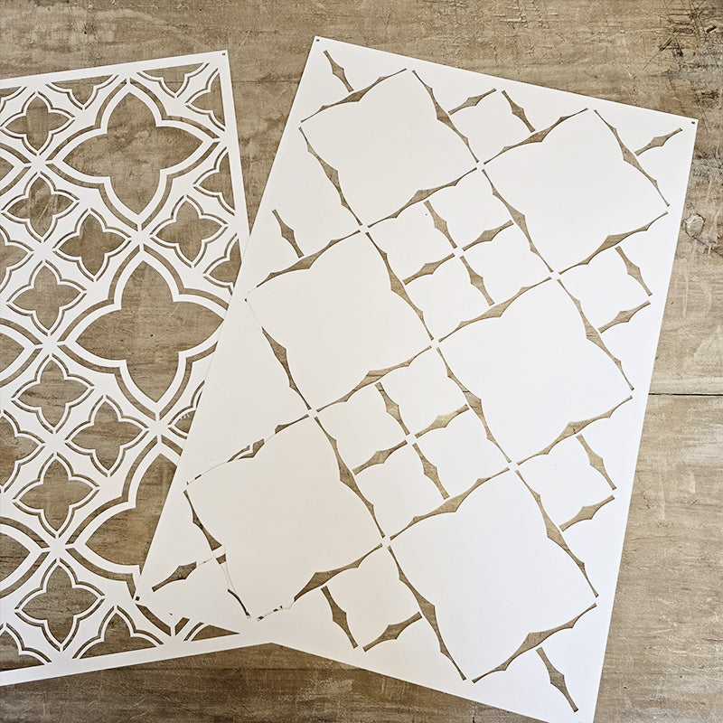 Pochoir « Fleurs des champs », Peinture Magique, réutilisable, 30×42 cm