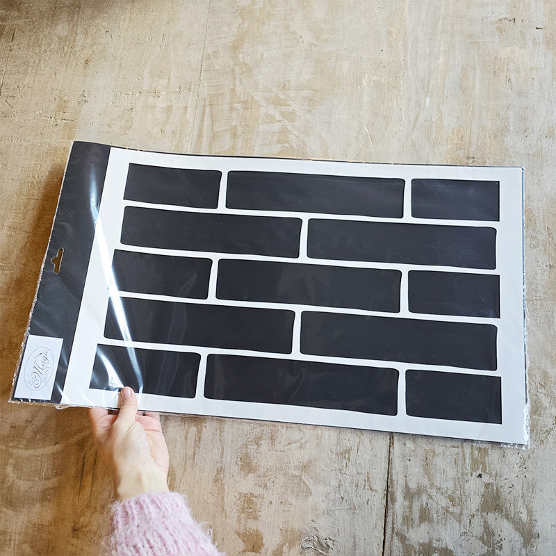 Stencil “Mattoni”, Magic Paint, riutilizzabile, 33×53 cm