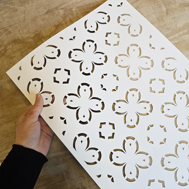 Pochoir « Fleurs des champs », Peinture Magique, réutilisable, 30×42 cm