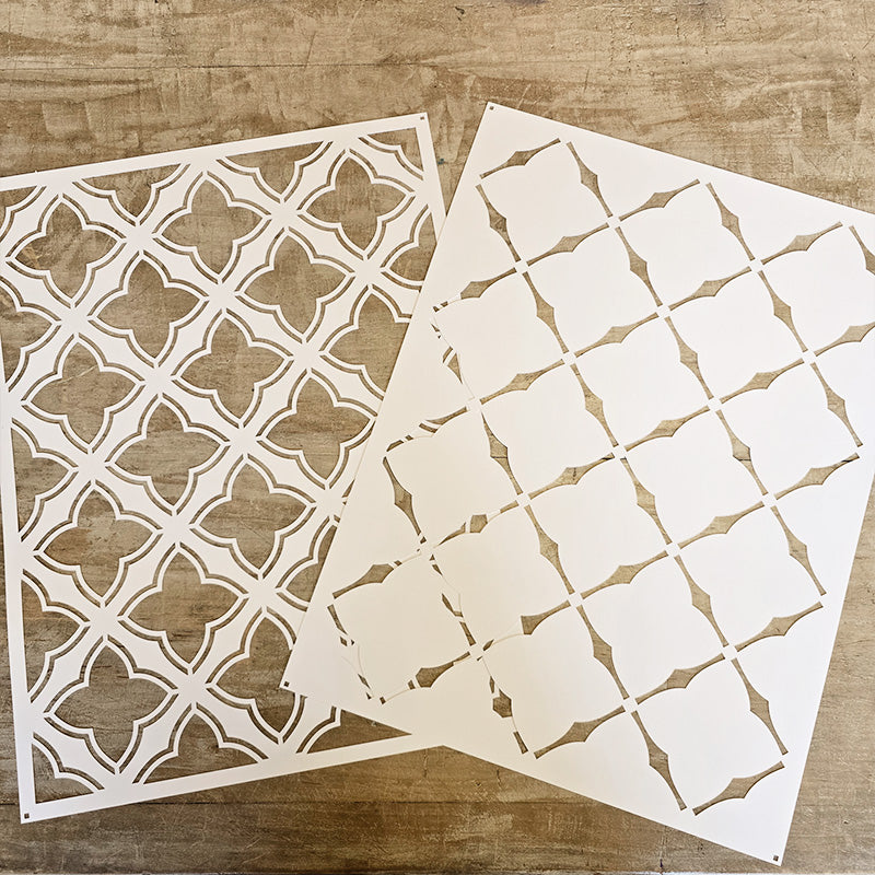 Pochoir « Fleurs des champs », Peinture Magique, réutilisable, 30×42 cm