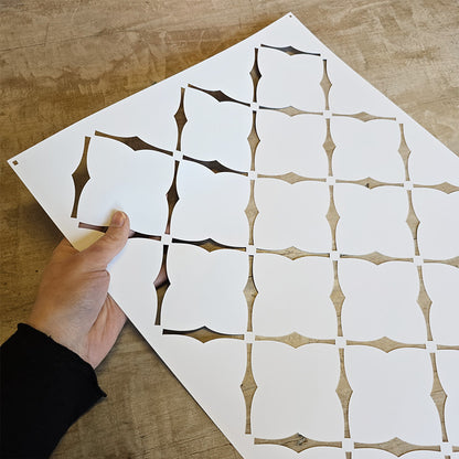 Pochoir « Fleurs des champs », Peinture Magique, réutilisable, 30×42 cm