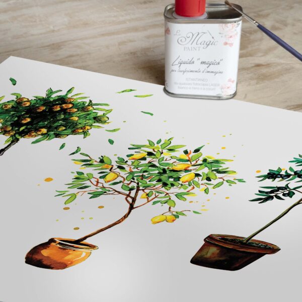 Stampa Trasferibile "SICILY TIME, SUMMER TREE" 28x40 cm