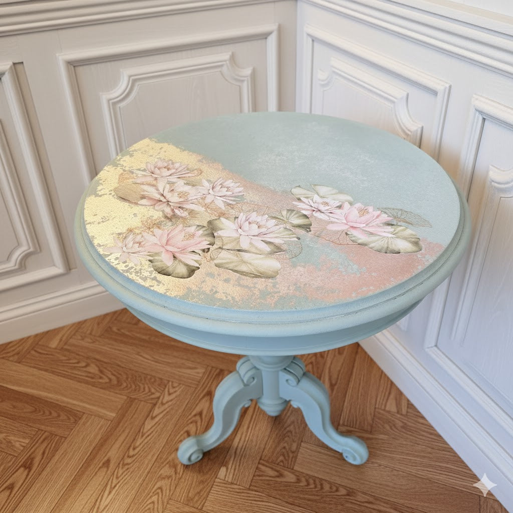 Tavolino “Elisir e foglia argento" I Restyling di Sara Savarino