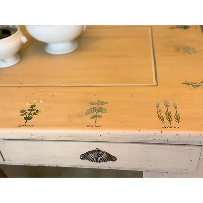 Tavolo “Erbe aromatiche” I Restyling di Elisa