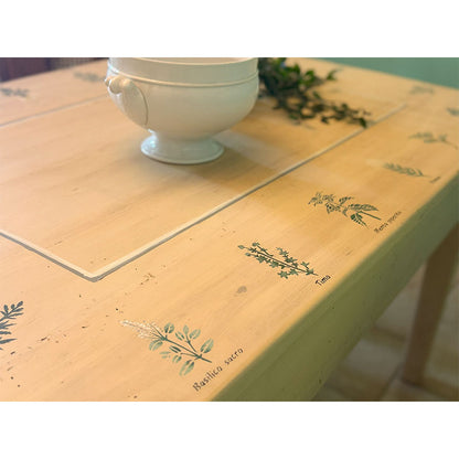 Tavolo “Erbe aromatiche” I Restyling di Elisa