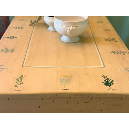 Tavolo “Erbe aromatiche” I Restyling di Elisa