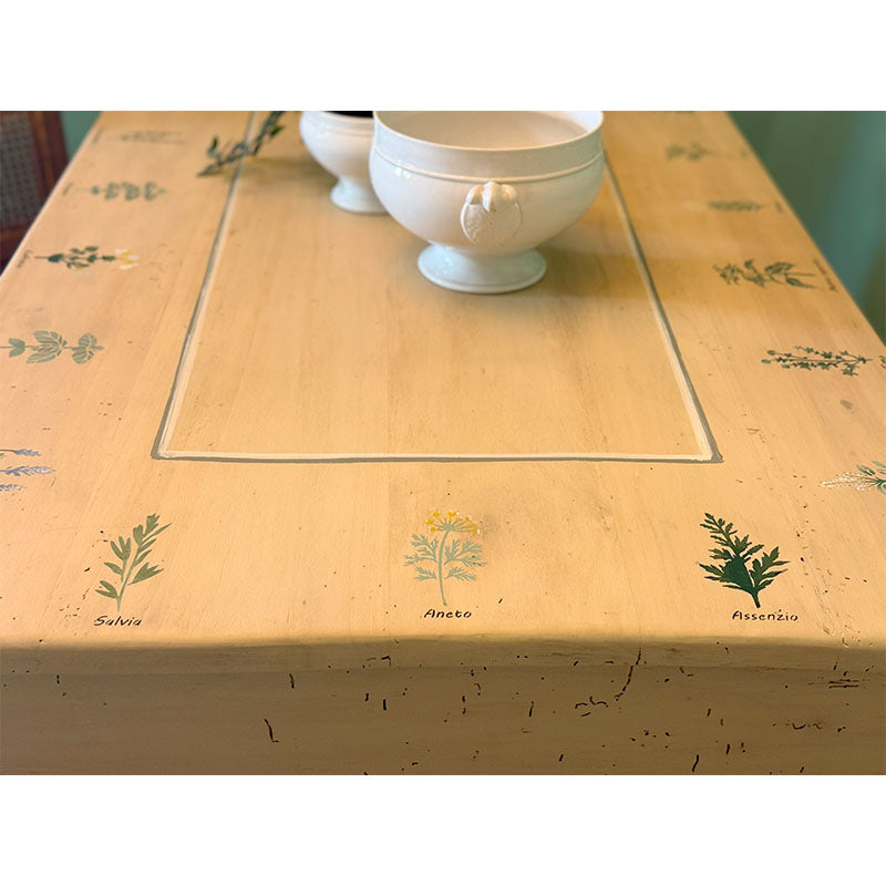 Tavolo “Erbe aromatiche” I Restyling di Elisa