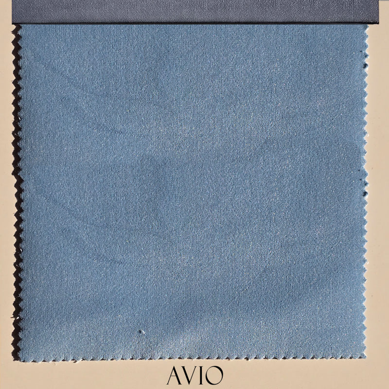 Tessuto Velluto "Toni Blu" Idrorepellente - Ignifugo Certificato
