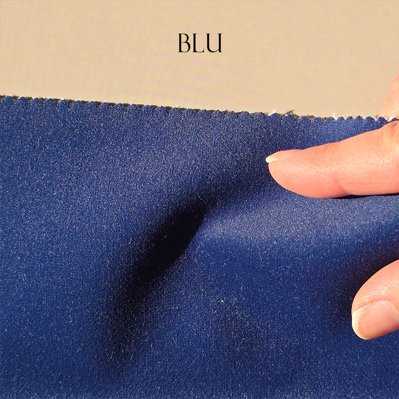 Tessuto Velluto "Toni Blu" Idrorepellente - Ignifugo Certificato