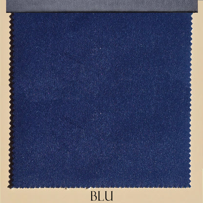 Tessuto Velluto "Toni Blu" Idrorepellente - Ignifugo Certificato
