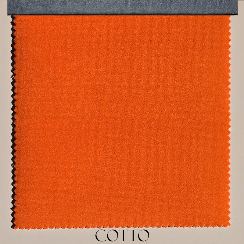 Tessuto Velluto "Toni Gialli & Arancio" Idrorepellente - Ignifugo Certificato